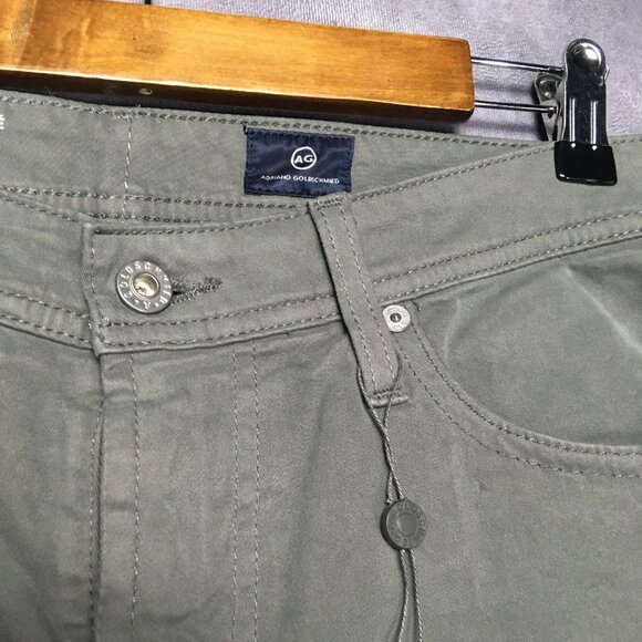 AG Men The Protege Straight Leg Pants size 31x31 Gray Flat Front Cotton Stretch - Picture 9 of 16
